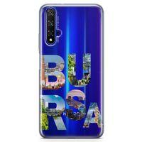 Huawei Nova 5t Kılıf Bursa Gezi Arka Kapak Koruma Desenli Full Koruyucu