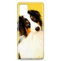 Samsung Galaxy A51 Kılıf Australian Shepard Arka Kapak Koruma Desenli Full Koruyucu