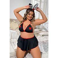 Fantazi Kalpli Mini Etekli Babydol Gecelik