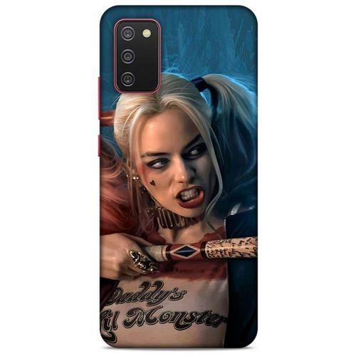 Samsung Galaxy A02s Uyumlu Kılıf Harley Quinn (13) Silikon Kap Mavi