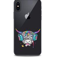 Zoologix (8) Apple Iphone X Şeffaf Kılıf Silikon Desenli