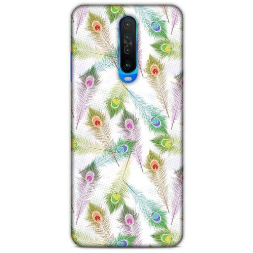 Xiaomi Redmi K30 Kılıf Desenli Özel Seri Tüyler (23) Ultra Koruma Kılıfı