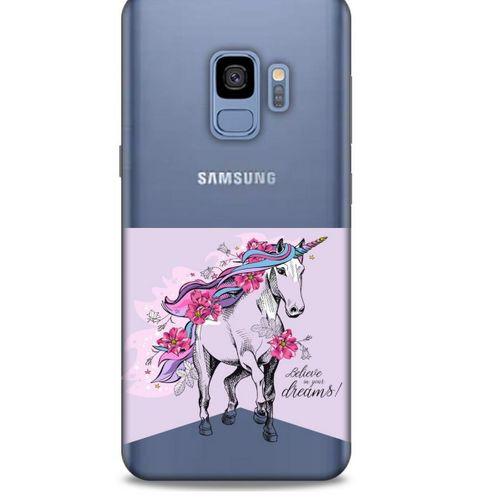 Zoologix (22) Samsung Galaxy S9 Şeffaf Kılıf Silikon Desenli
