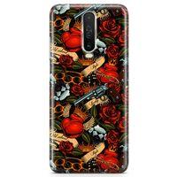 Xiaomi Redmi K30 5G Kılıf Geçici Dövme Arka Kapak Koruma Desenli Full Koruyucu