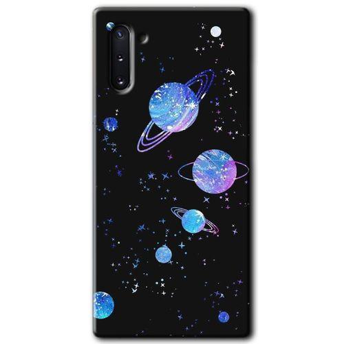 Potkal Hediye Fabrikası Samsung Galaxy Note 10 Kılıf HD Desen Baskılı Arka Kapak - Samanyolu Galaksi