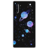 Potkal Hediye Fabrikası Samsung Galaxy Note 10 Kılıf HD Desen Baskılı Arka Kapak - Samanyolu Galaksi