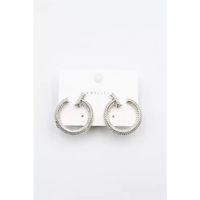 Zirkon Taşlı Küpe - Gümüş