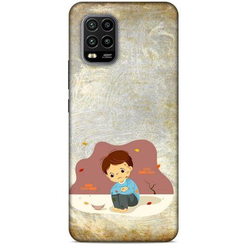 Xiaomi Mi 10 Lite Kılıf Depresyon (10) Full Koruma Kılıfı Yeşil Turuncu