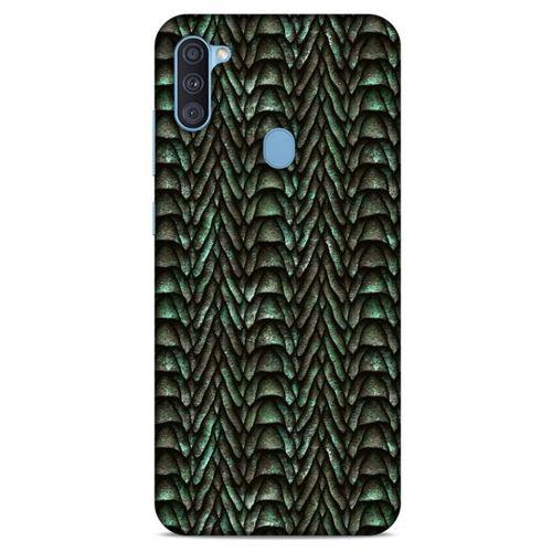 Samsung Galaxy A11 Kılıf Dragons (9) Kılıf Ejderha Cilt Açık Yeşil