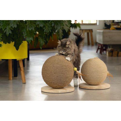 Beeztees DBL Kedi Tırmalama ve Oyuncağı, 30x31x31,5cm