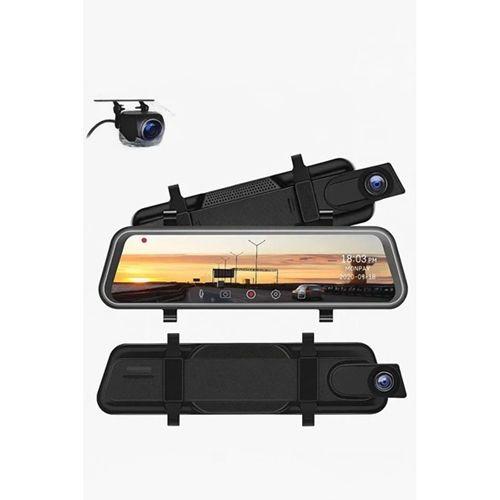 4k Ips Ekran Tam Dokunmatik 9.66” Dikiz Ayna Araç Içi Kamera (4k Ön 1080p Arka) | Carplay