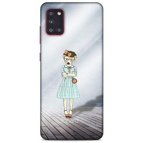 Samsung Galaxy A31 Kılıf FunnyMaX (24) Darbe Emici Kılıf Açık Mavi