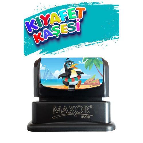 Kıyafet Kaşesi Penguen Temalı Öğrenci Kaşesi / Kıyafet Etiketi / Kumaş Kıyafet Kaşesi