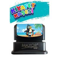 Kıyafet Kaşesi Penguen Temalı Öğrenci Kaşesi / Kıyafet Etiketi / Kumaş Kıyafet Kaşesi