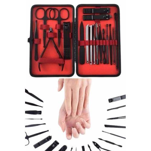 17 Parça Manikür Pedikür Seti El Ayak Bakım Seti Tırnak Makası Törpü