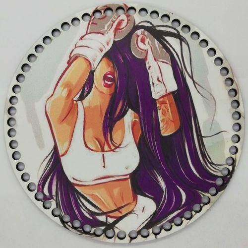 Ahşap Çanta Plakası 7051 Sporcu Kız