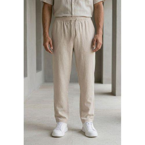 Prawer Baggy Kalıp Odessa Kumaş Jogger Erkek Pantolon- Bej