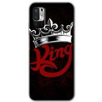 Potkal Hediye Fabrikası Xiaomi Redmi Note 10 5G Kılıf HD Desen Baskılı Arka Kapak - King