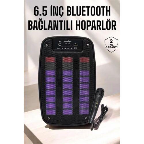 Bluetooth Hoparlör Rgb Işıklı Usb Sd Kart Girişli Taşınabilir