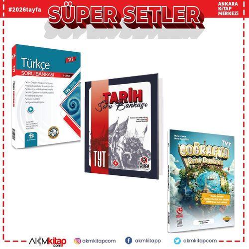 Bilgi Sarmal TYT Türkçe Bilgi Arşivi Tarih ve Coğrafya Kurmesi Coğrafya Soru Bankası Seti 3 Kitap
