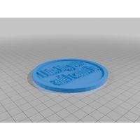 Disc Golf Mini Bardak Altlığı 3D Baskı (Bu ürün Sadece Plastik parçadır - Almadan Önce Soru Sorabilirsiniz)