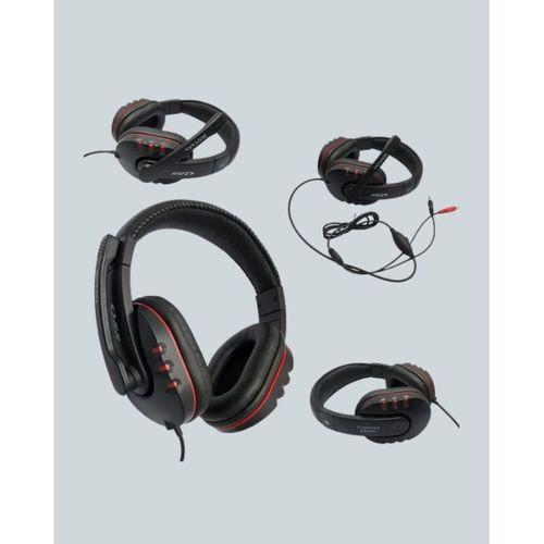 Kırmızı  Headset Mikrofonlu Sağlam Kablolu Konforlu