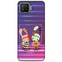 Oppo A73 Kılıf FunnyMaX (4) Koruma Kılıfı Mor Pembe