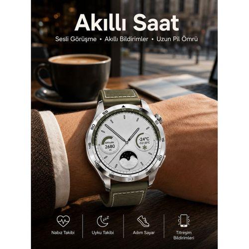 Akıllı Saat Bildirim Görme Sesli Görüşme Çoklu Kordon Gps Takibi