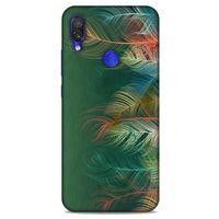 Xiaomi Redmi Note 7 Pro Kılıf Desenli Özel Seri Tüyler (31) TPU Kılıf