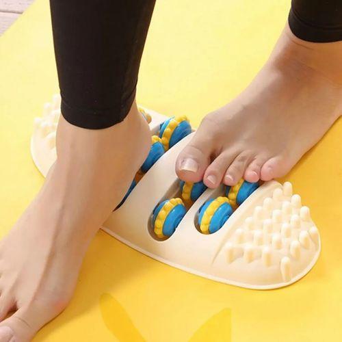 Masaj Mat Masaj Aleti 3D Shiatsu Rulo Ayak Masajı Rulo Ayak Rulo Tekerlek Akupunktur Noktası (3748)