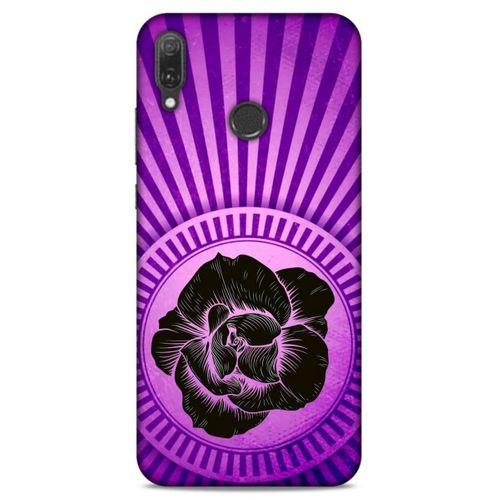 Lopard Huawei Y9 2019 Uyumlu Kılıf Tattoo's (35) Fit Design Kılıf Gül Dövmesi