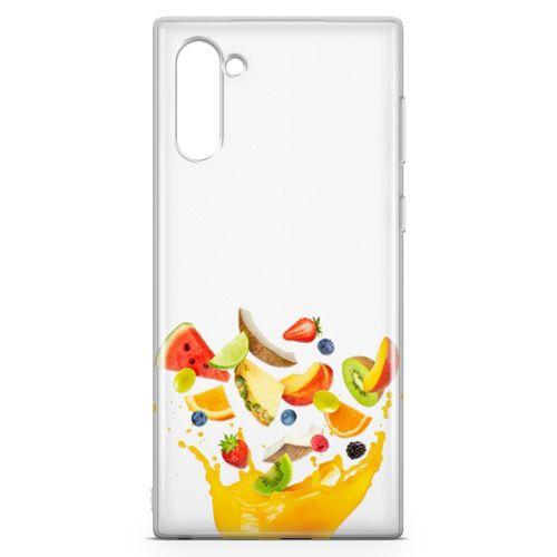 Samsung Galaxy Note 10 Kılıf Katı Meyve Sıkacağı Arka Kapak Koruma Desenli Full Koruyucu