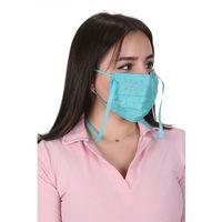 Gümüş İyonlu Boyundan Askılı Yıkanabilir Taşlı Maske T-2