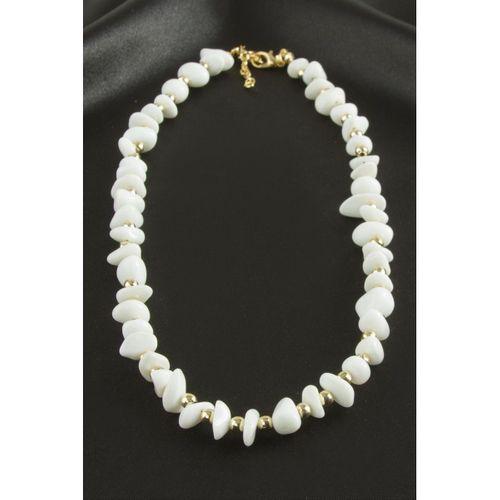 Sedef Kırık Doğaltaş Kolye