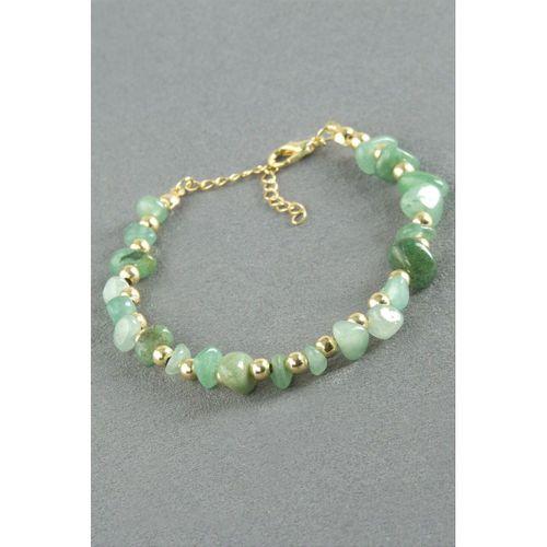 Yeşim Kırık Doğaltaş Bileklik