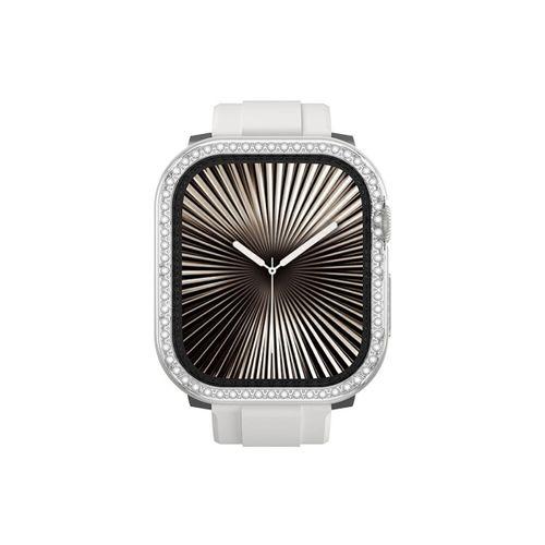 Apple Watch 10 42mm Amazingthing Gleam Fit FullGuard Taşlı Sert PC Kasa ve Ekran Koruyucu