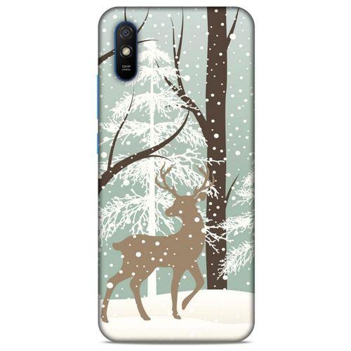 Xiaomi Redmi 9A Kılıf Snowix (22) Tam Koruma Kılıfı Açık Kahve