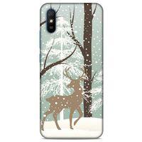 Xiaomi Redmi 9A Kılıf Snowix (22) Tam Koruma Kılıfı Açık Kahve