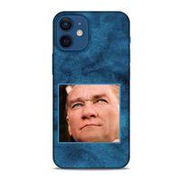 Apple iPhone 12 Mini Kılıf Atatürk (26) Tpu Silikon Kılıf Mavi Gök