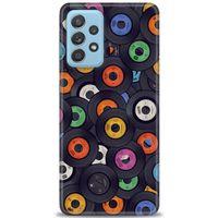 Samsung Galaxy A52 Kılıf HD Baskılı Kılıf - Plaklar + Tam Ekran Koruyucu