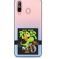 Zoologix (58) Samsung Galaxy M20 Şeffaf Kılıf Silikon Desenli
