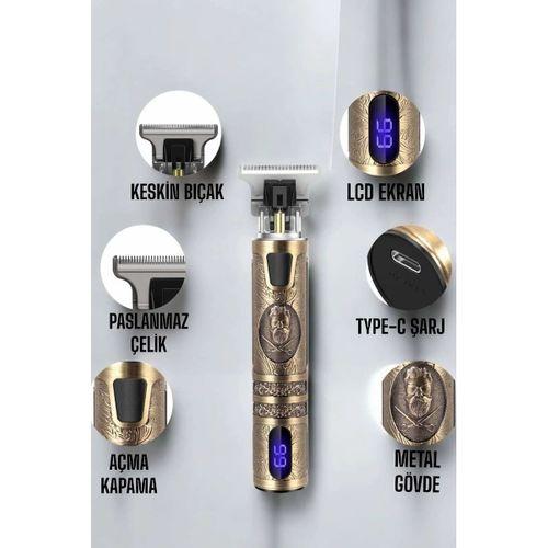 Çizik Tıraş Makinesi Şarjlı Paslanmaz Çelik Bıçaklı Uzun Ömürlü