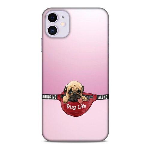Apple Iphone 11 Kılıf Köpek Kıyafetleri (5) Koruma Kabı Yavru Pug Çanta