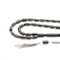 Oltu Taşı Kapsül Altılı Karpuz İşlemeli Özel Tasarım İmameli Tespih