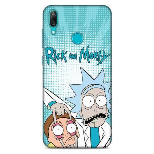 Huawei Y7 Prime 2019 Uyumlu Kılıf Rick And Morty (2) Kabı Morty Smith