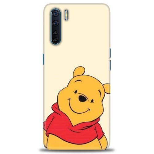 Oppo A91 / Reno 3 Kılıf HD Baskılı Kılıf - Winnie the Pooh + Tam Ekran Koruyucu