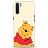 Oppo A91 / Reno 3 Kılıf HD Baskılı Kılıf - Winnie the Pooh + Tam Ekran Koruyucu