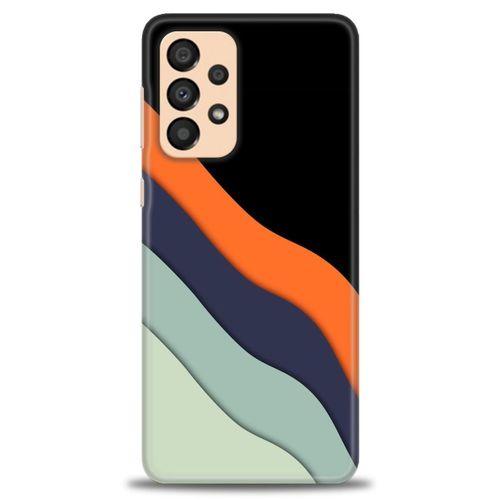 Samsung Galaxy A33 5G Kılıf HD Baskılı Kılıf - Siyah + Tam Ekran Koruyucu