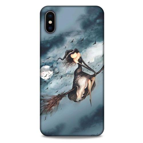 Y.Liva-2021 Özel Seri Cadılı Apple iPhone XS Max Kılıf Silikon Kapak