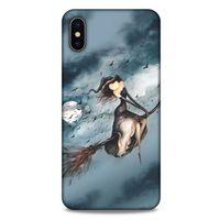 Y.Liva-2021 Özel Seri Cadılı Apple iPhone XS Max Kılıf Silikon Kapak